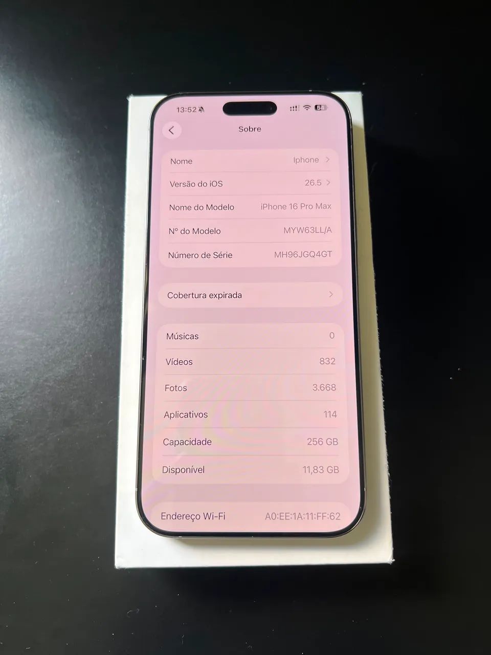 iPhone 16 pro Max Titânio - 256GB - Foto 5