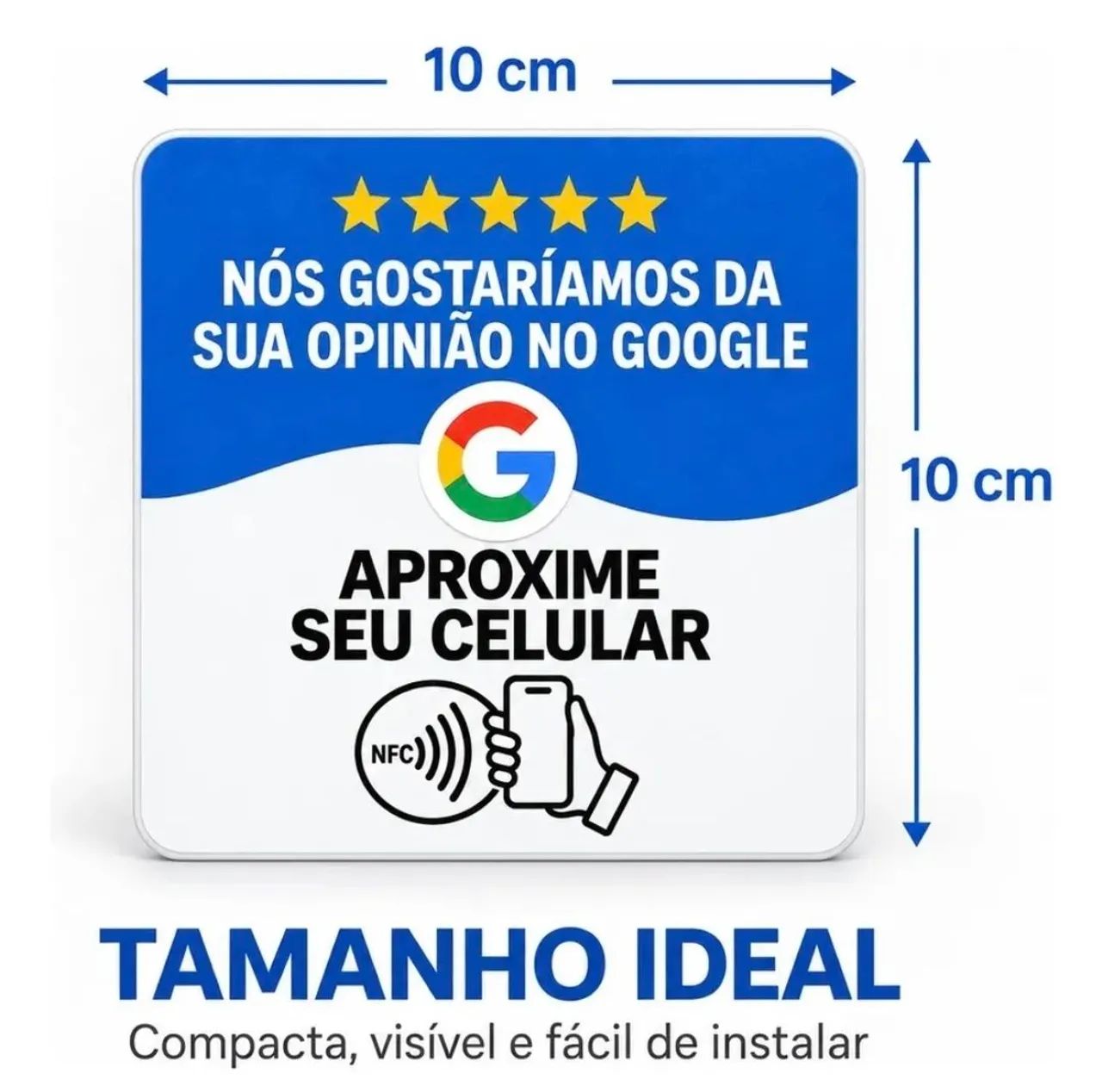 Plaquinha NFC para Avaliações no Google  - Foto 3