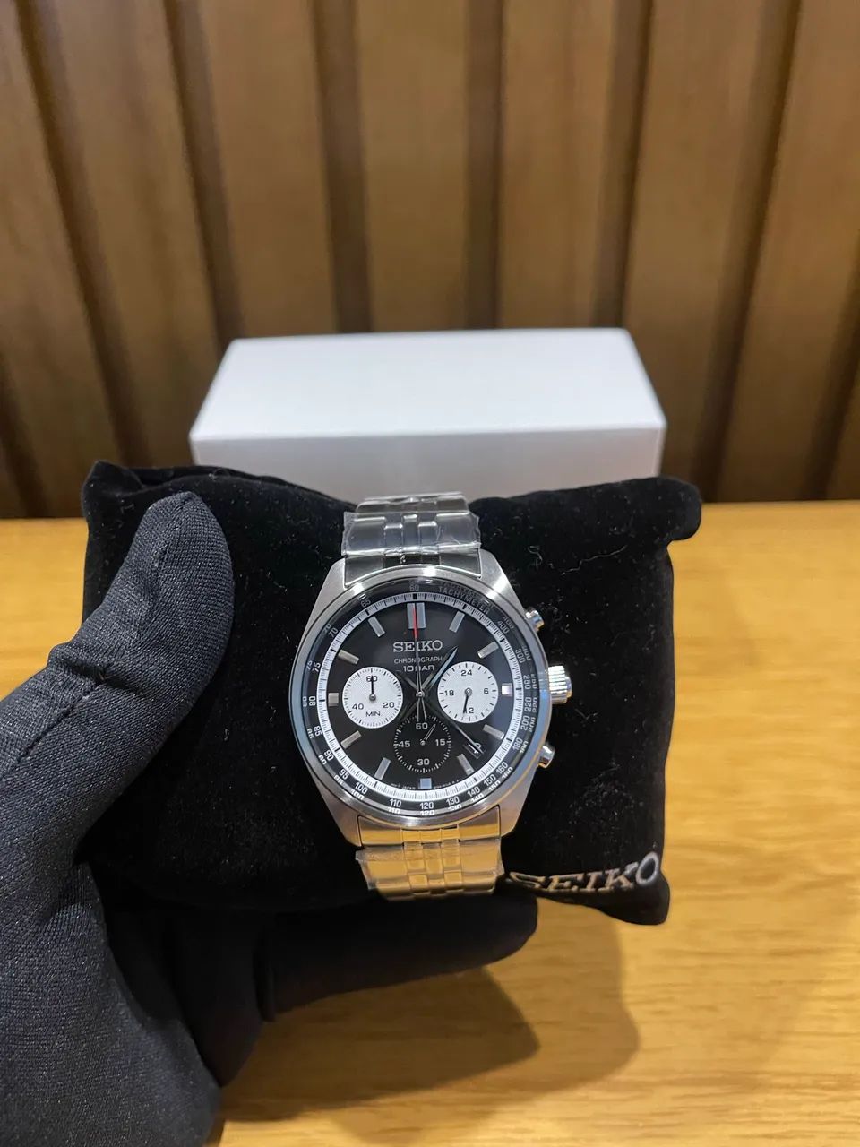 Seiko chrono Preto novo - Foto 2