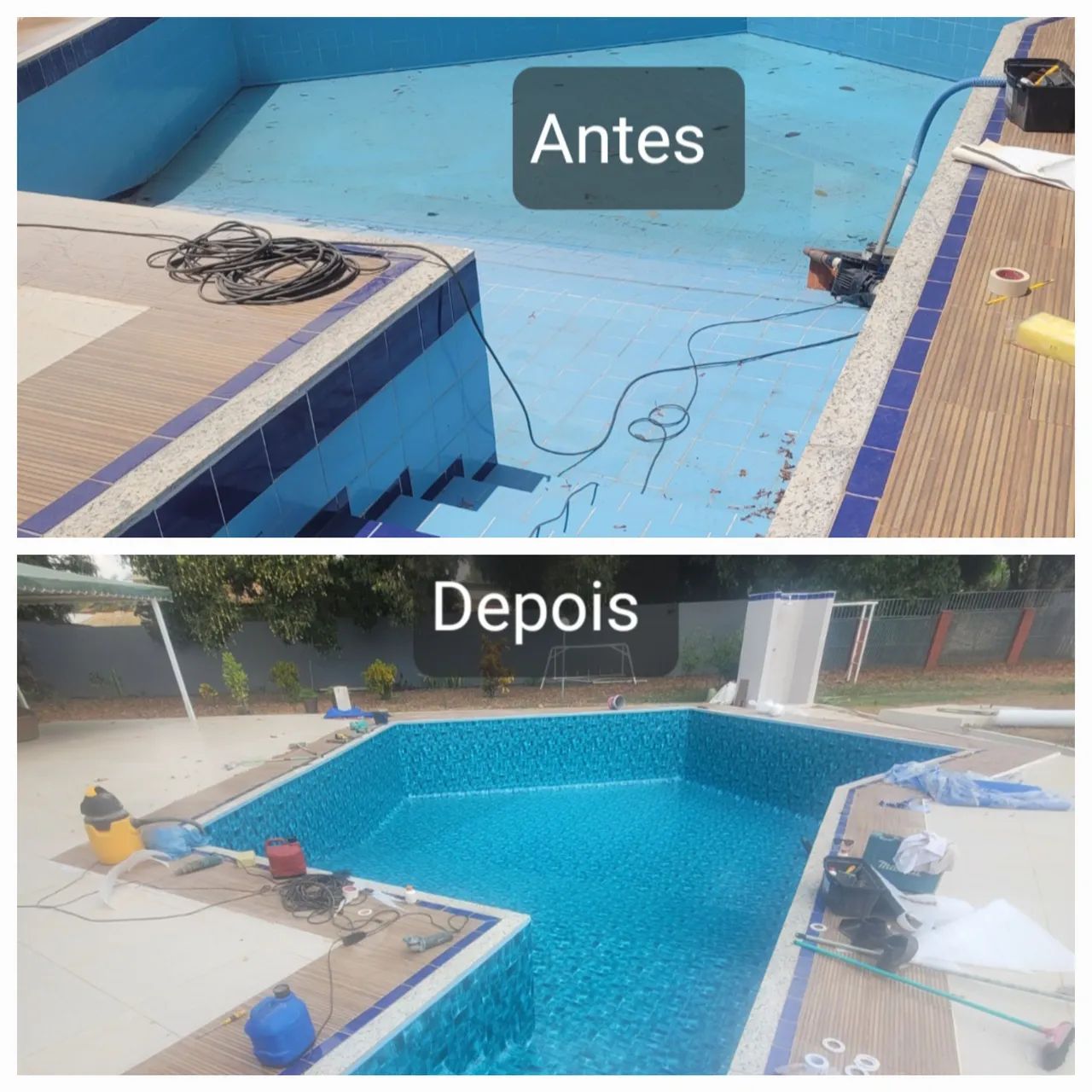 Vinil em piscinas: sobre pastilhas ou substituição  - Foto 3