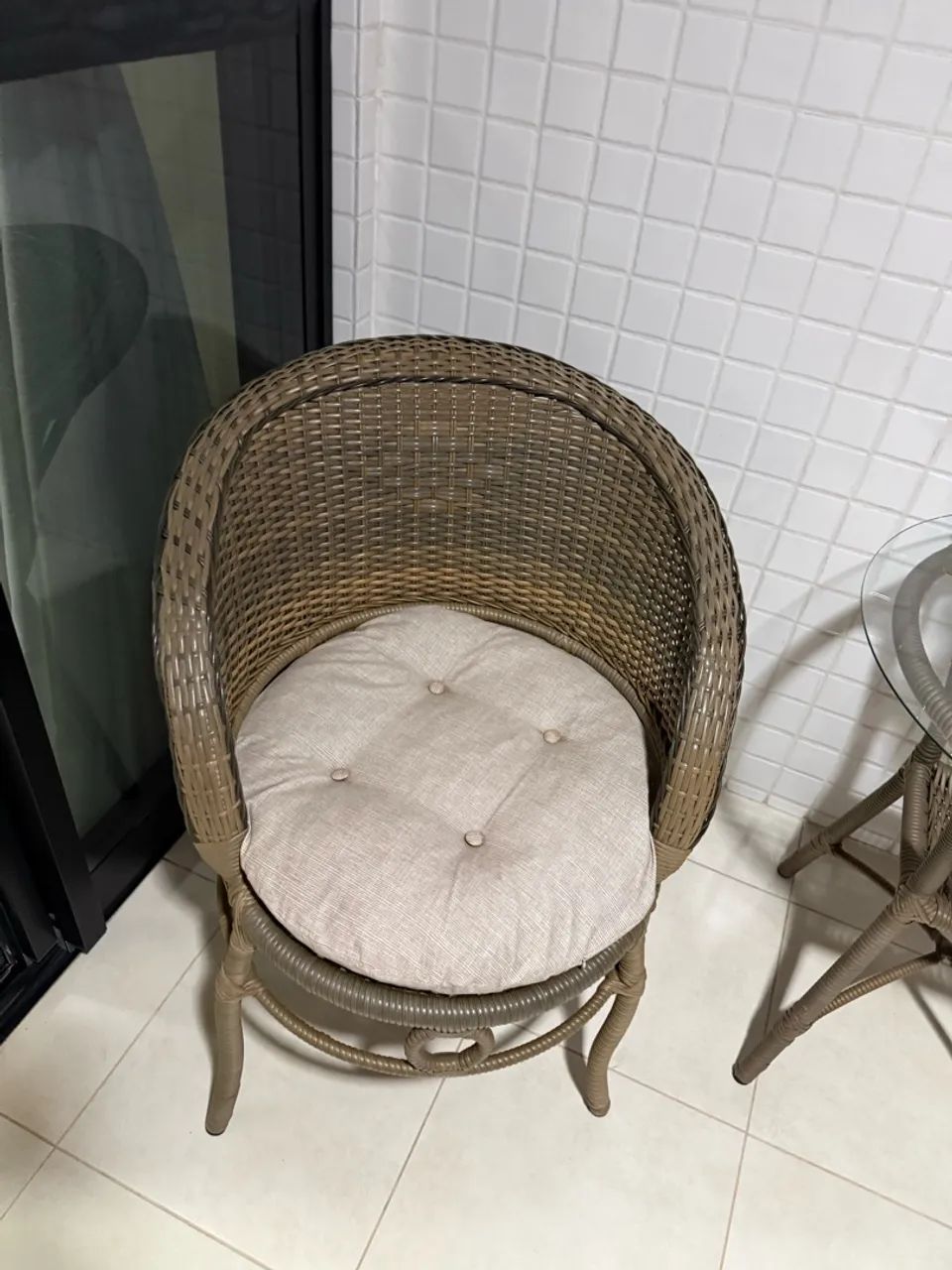 Conjunto cadeiras e mesa terraço varanda - Foto 2
