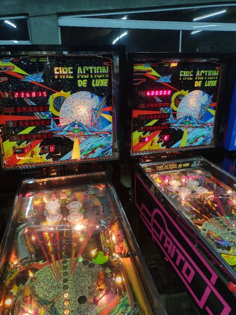 FLIPPER OU PINBALL DA TAITO MOD FIRE ACTION DE LUXE - Foto 2
