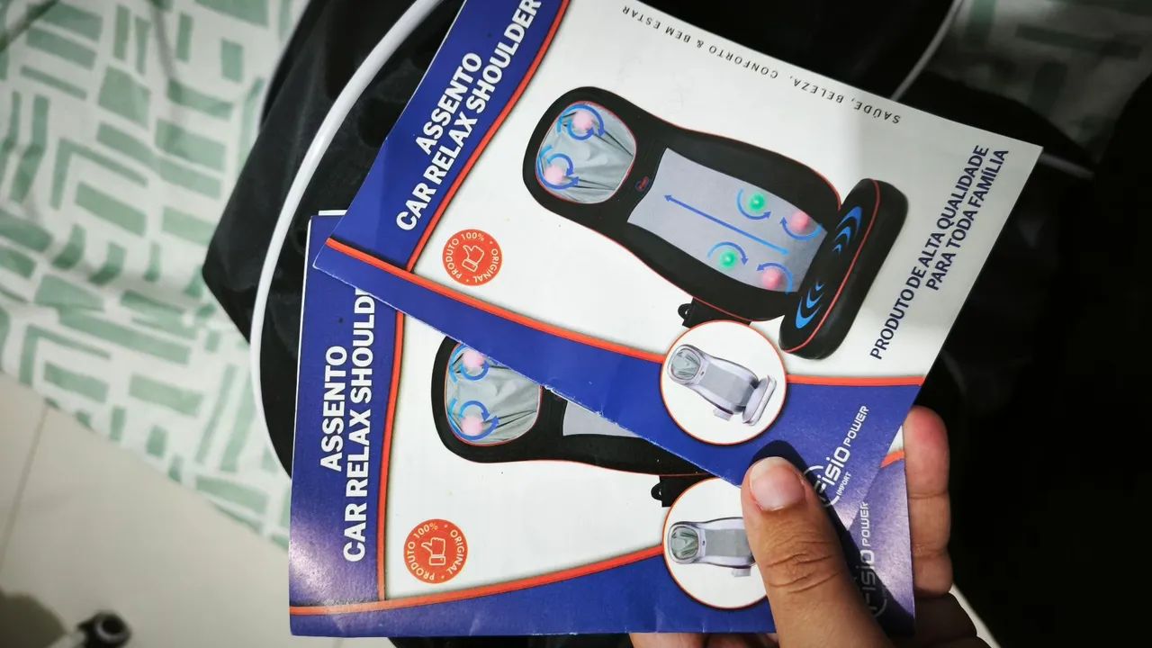 Cadeira Massageadora Shiatsu Quantum para Coluna, Ombros e Pescoço - Foto 5