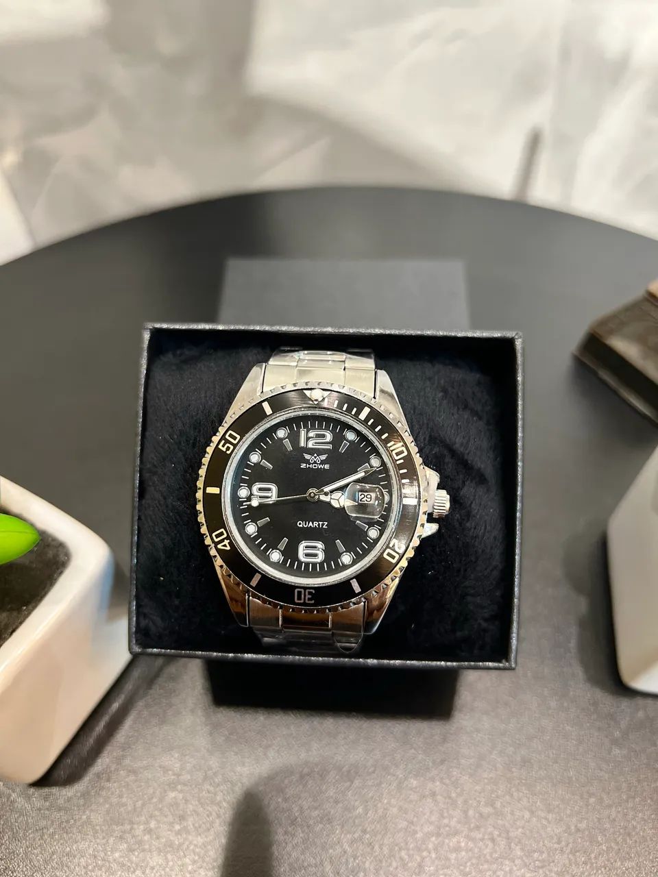 Relógio Masculino Zhowe em Aço Inox