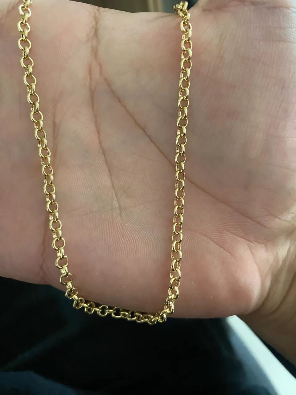Colar elo português ouro 18k - Foto 4