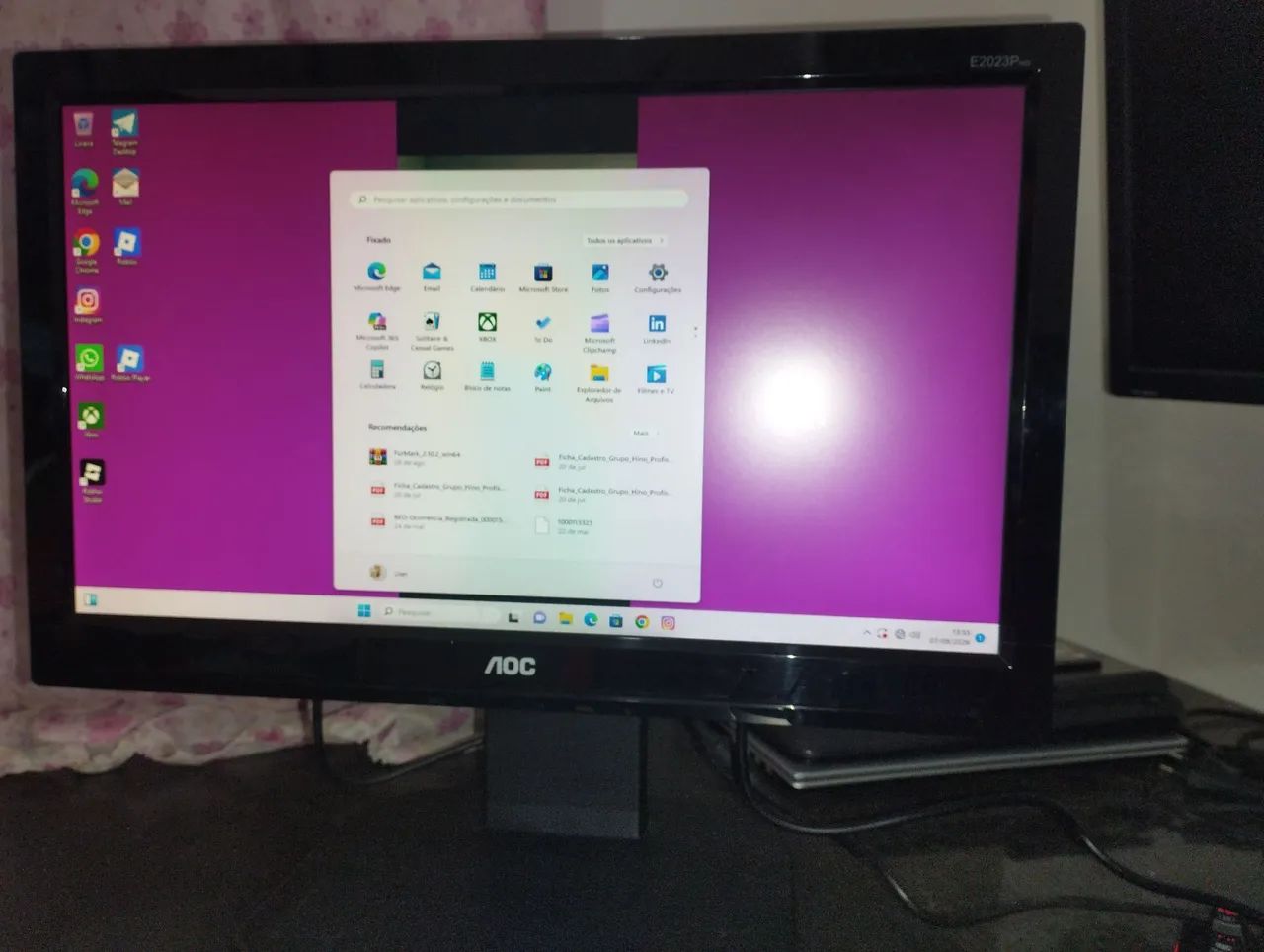 Monitor AOC 20 polegadas  - Foto 2