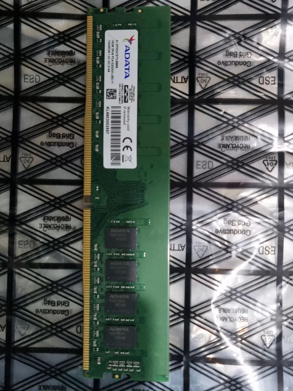 Memória Desktop 16Gb DDR4 Adata 3200 Mhz - Foto 3