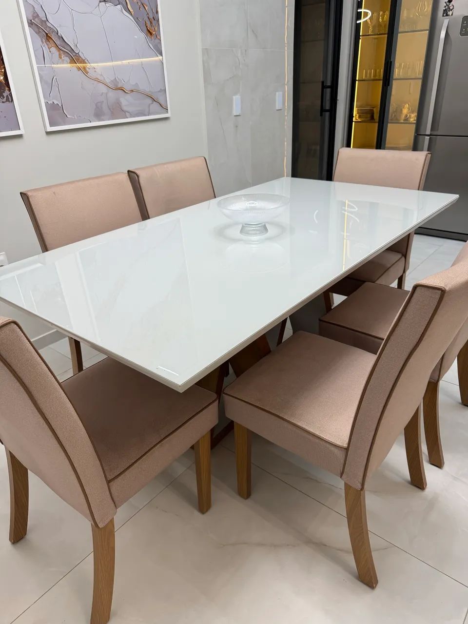 Mesa de jantar 6 lugares completa - Foto 4