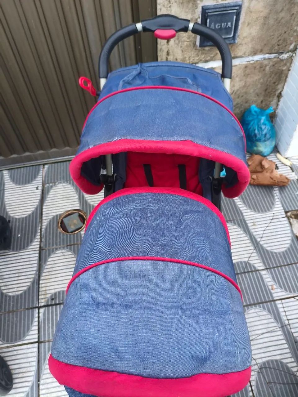 Carrinho para gêmeos - trenzinho - Galzerano - modelo doppio - Foto 3