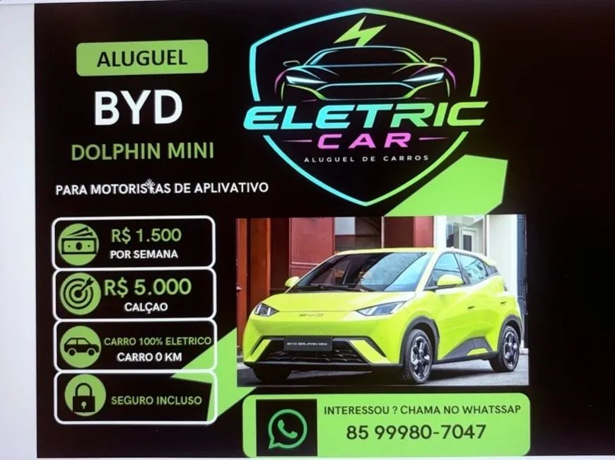 ALUGUEL DE CARROS ELÉTRICOS 