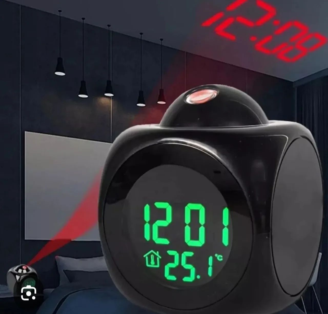 Despertador com projetor  - Foto 2