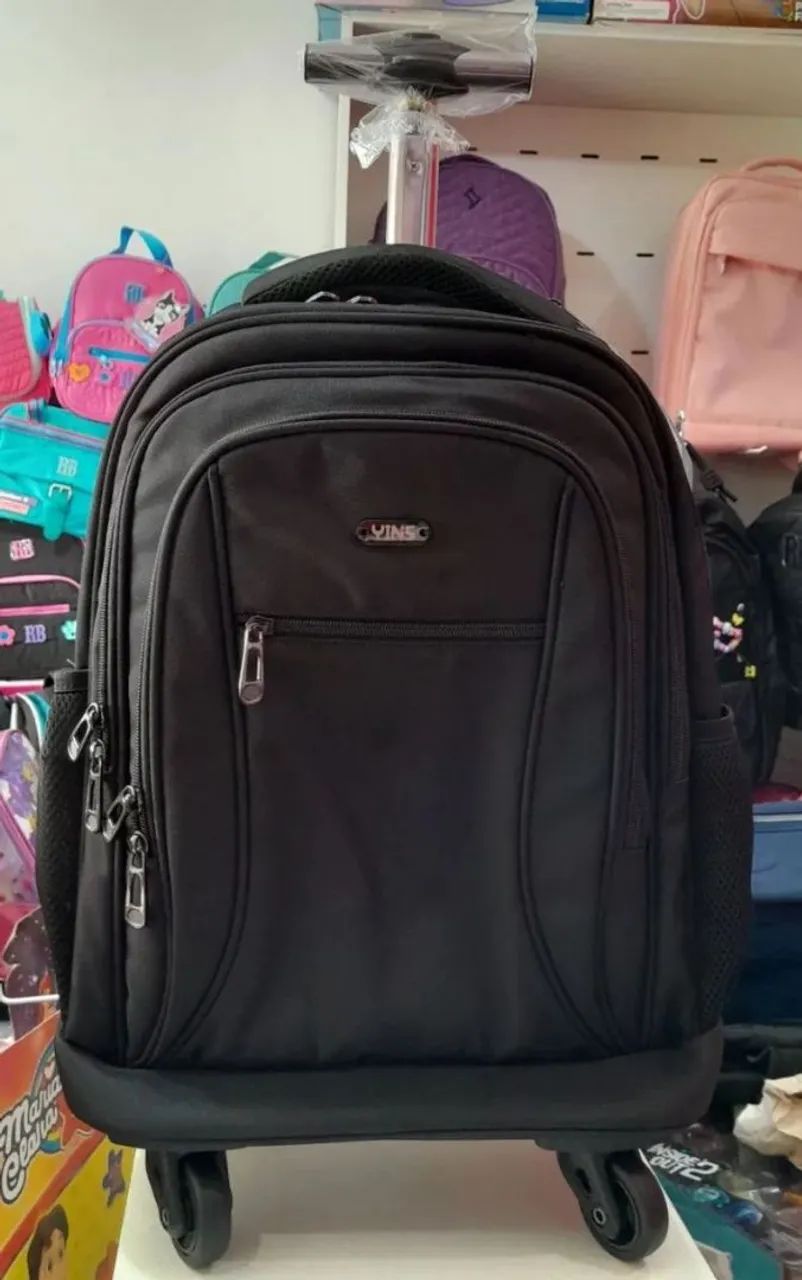 OFERTA MOCHILA JUVENIL 4 RODAS REFORÇADA 