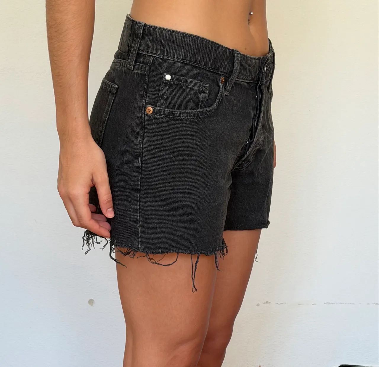 Short preto H&M