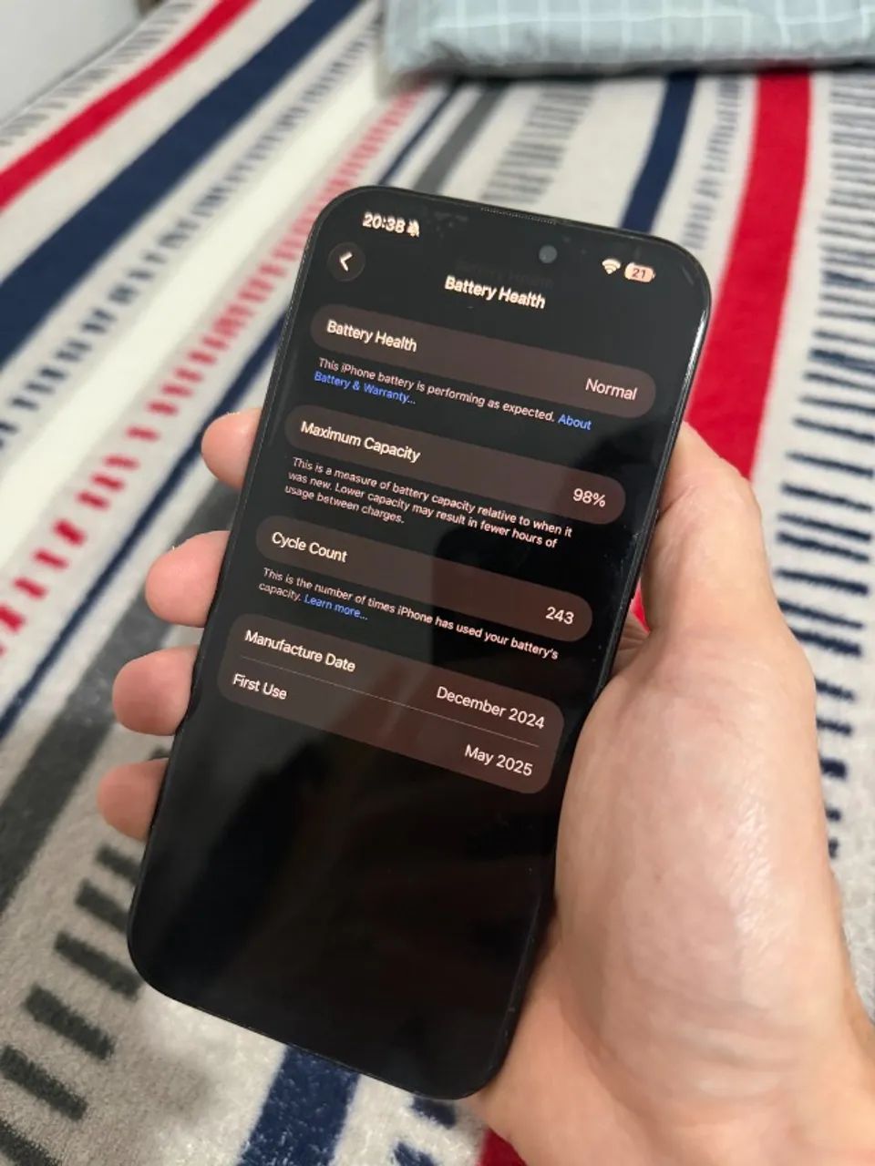 Iphone 16 Pro MAX 256Gb Bateria 98% - Foto 2