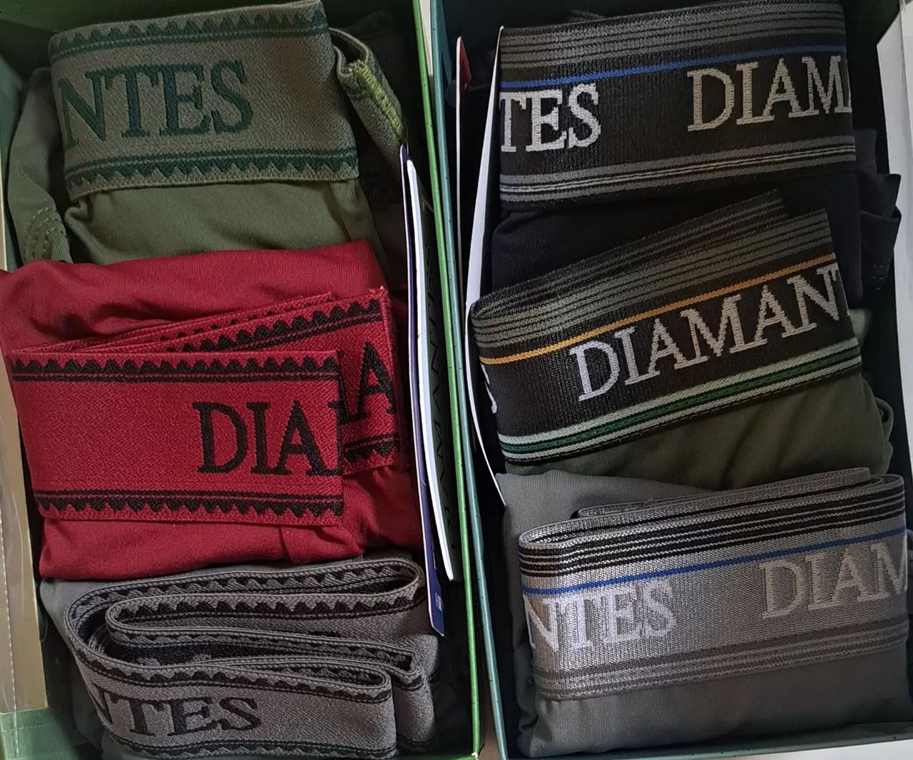  Cuecas Diamantes Lingerie P - Foto 3