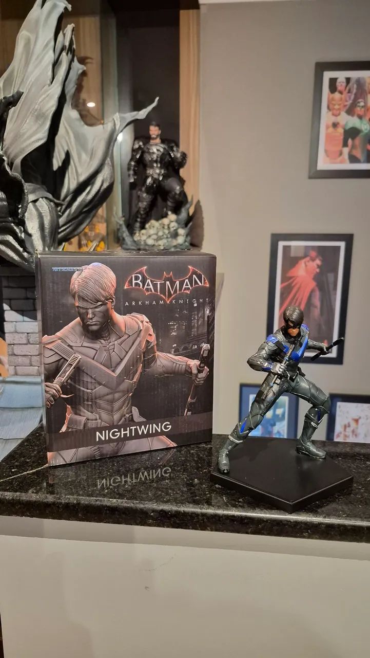 Nightwing! Batman Arkham Knight! Iron Studios! - Foto 4