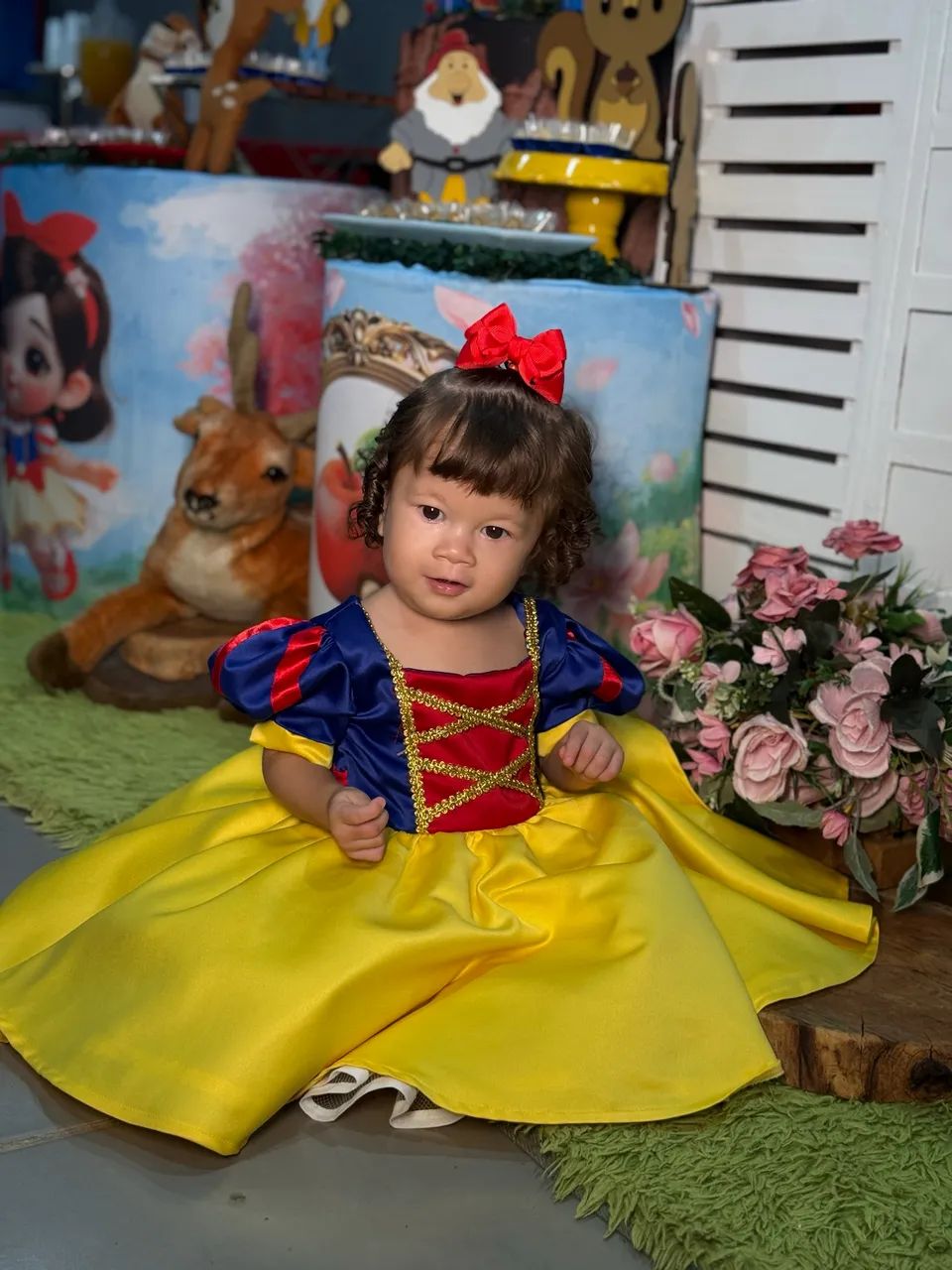 Roupa branca de neve 1 ano  - Foto 4