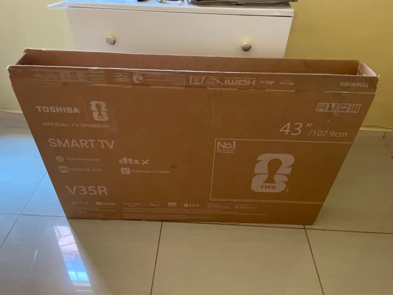 CAIXA DE TV43 polegadas 