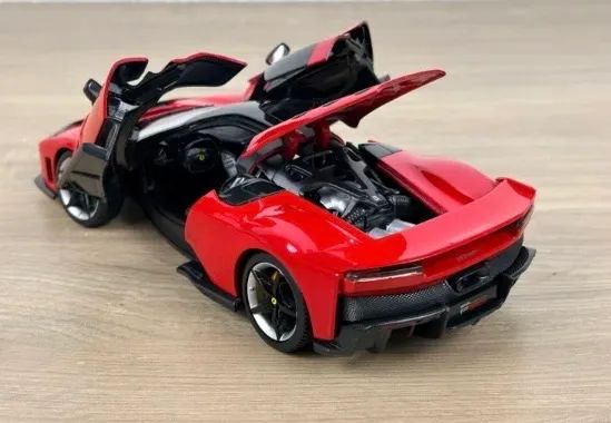 Vendo Ferrari F80 1:24 Bburago Vermelho - Foto 3