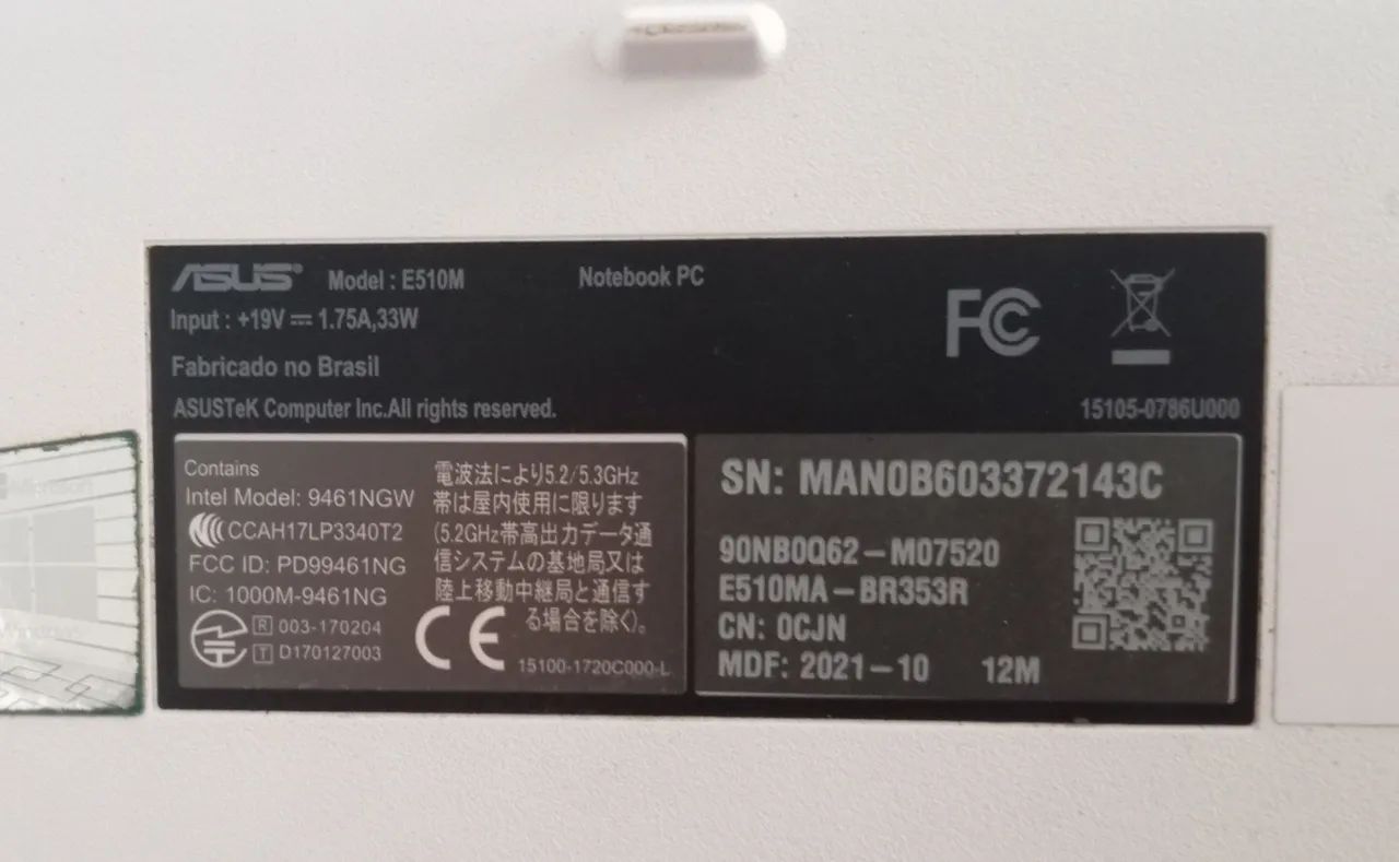 Notebook Asus E510MA - Foto 2