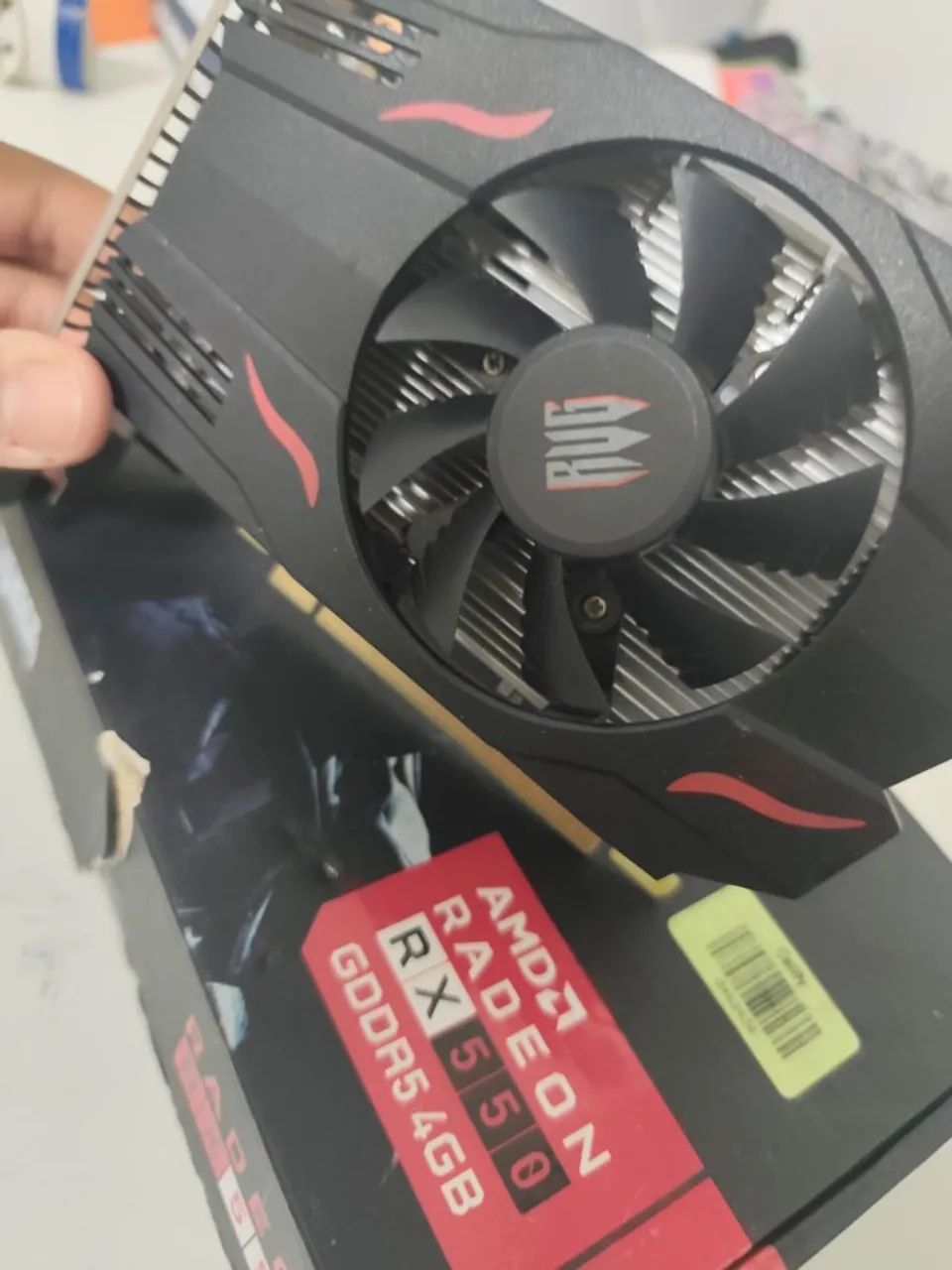 Placa de video Rx 550 4gb revenge