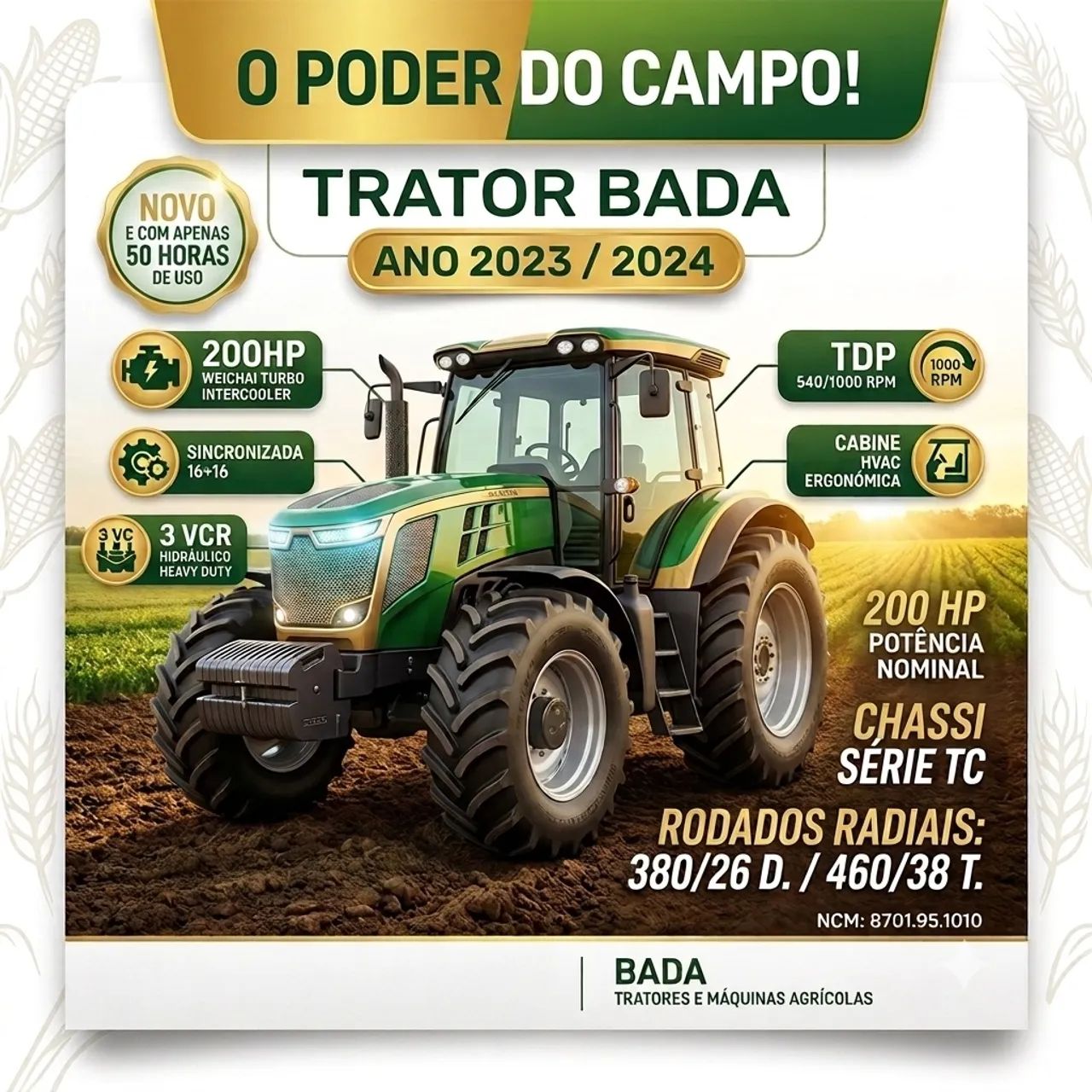 Trator Bada 2023/24