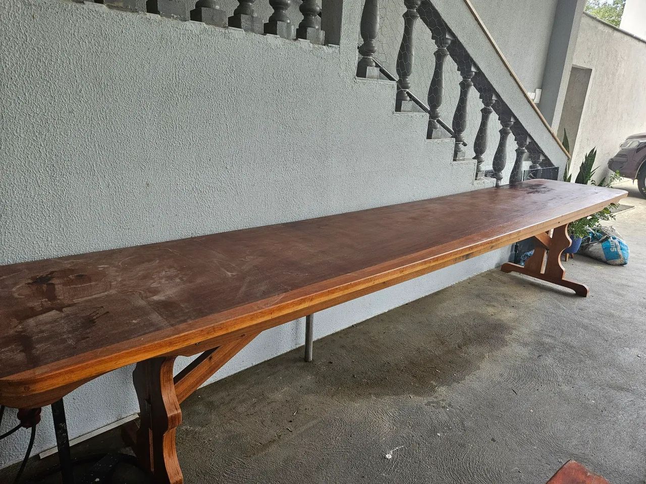Mesa de madeira maciça  - Foto 3