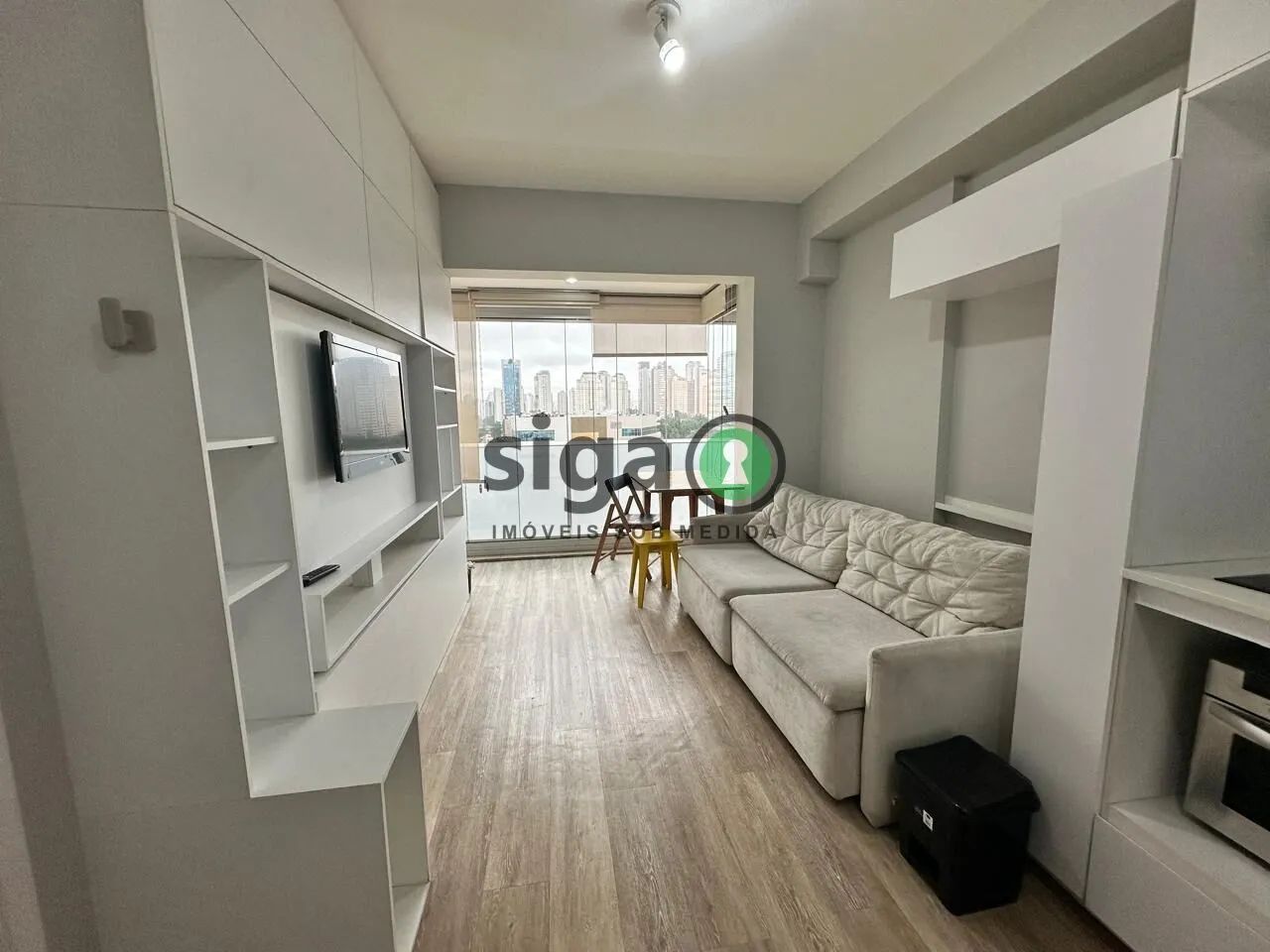 ADD Nova Berrini mobiliado 1 dorm excelente localização - Foto 2