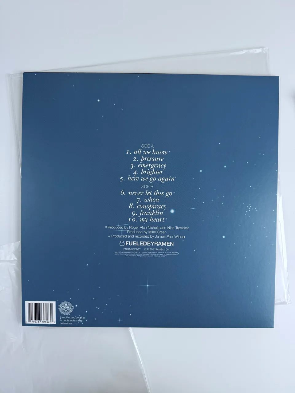 Paramore - All we know is falling (silver vinil) - Foto 5
