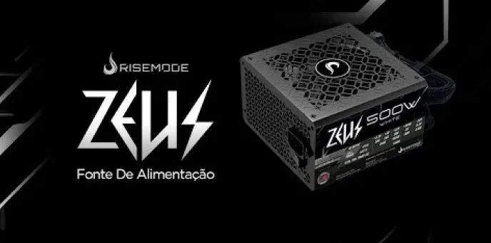 FONTE 500W RISE MODE ZEUS 80 PLUS