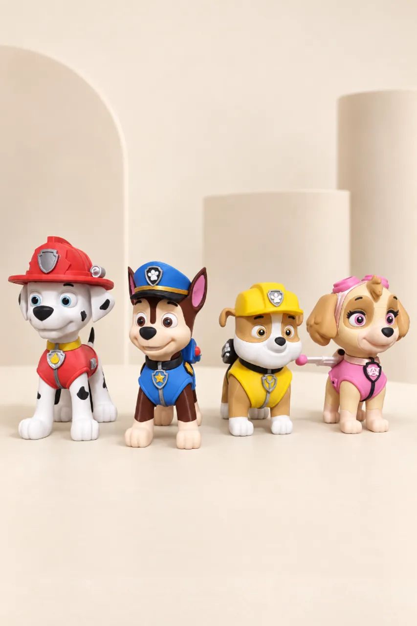 Bonecos Patrulha Canina 3D 