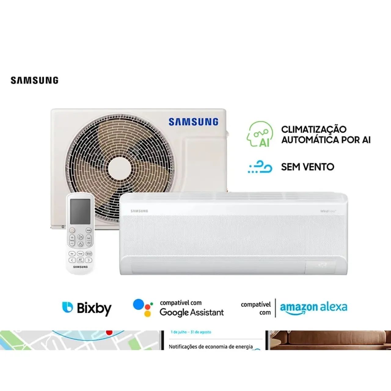 Ar Condicionado Samsung AI Inverter Windfree 18.000btus - Nota fiscal - Novo e Lacrado