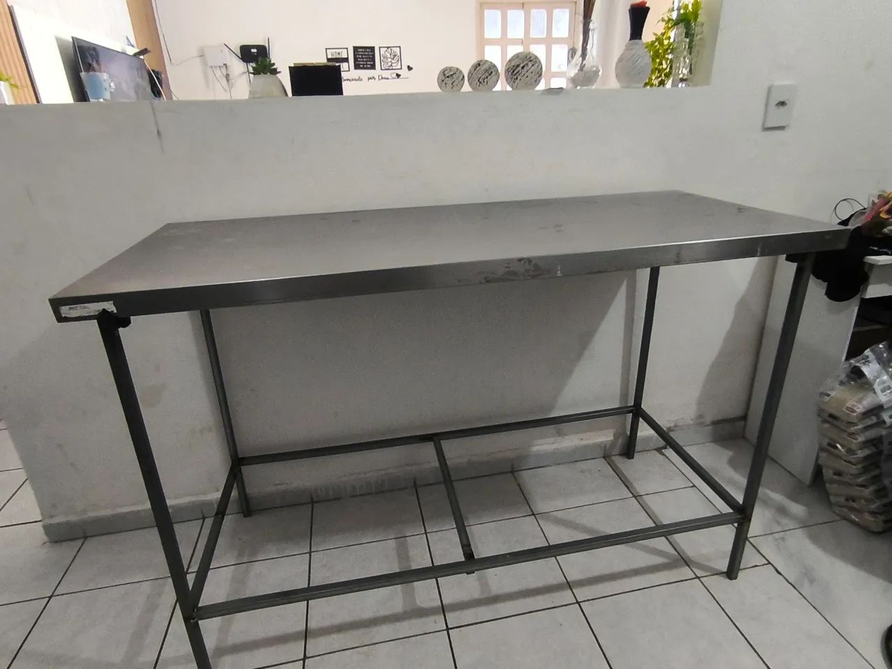 Mesa Inox Reformada 