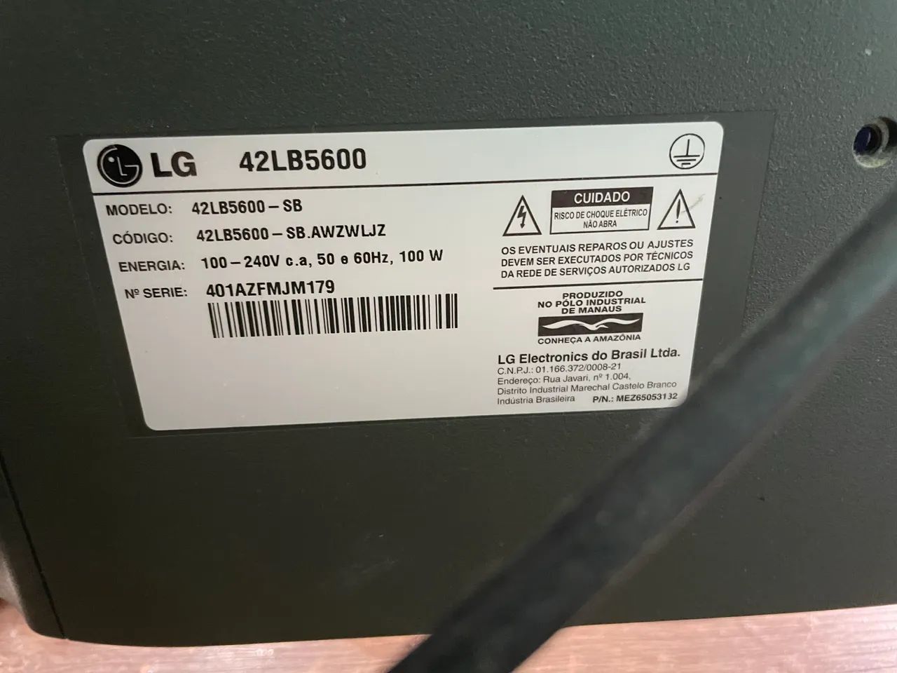 Televisão LG 42 polegadas (não é smart) - Foto 4