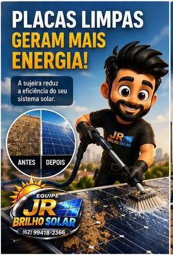 Limpeza de placas solares ?