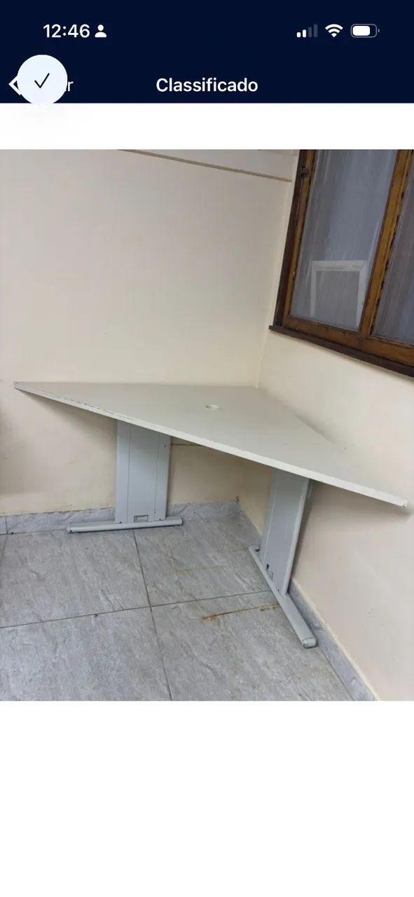 Mesa de canto escritório 