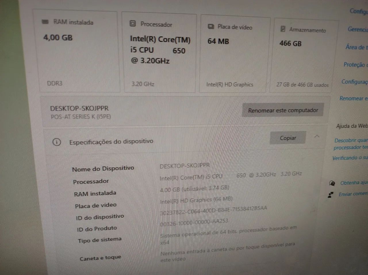 Vendo computador Desktop i5 positivo - Foto 3