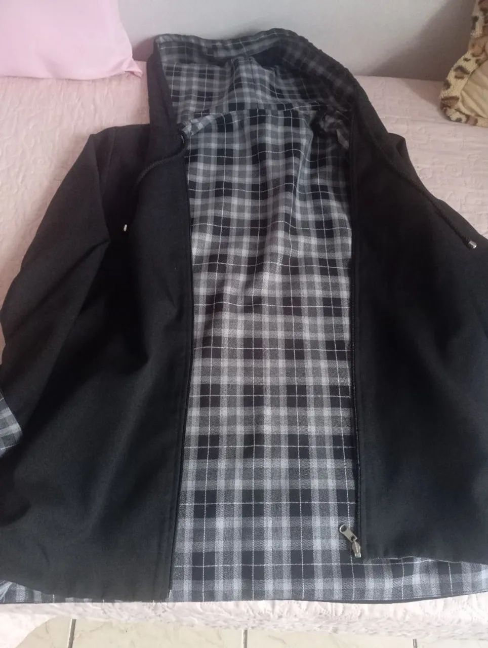 Blusa unissex capuz e dupla face GG - Foto 4