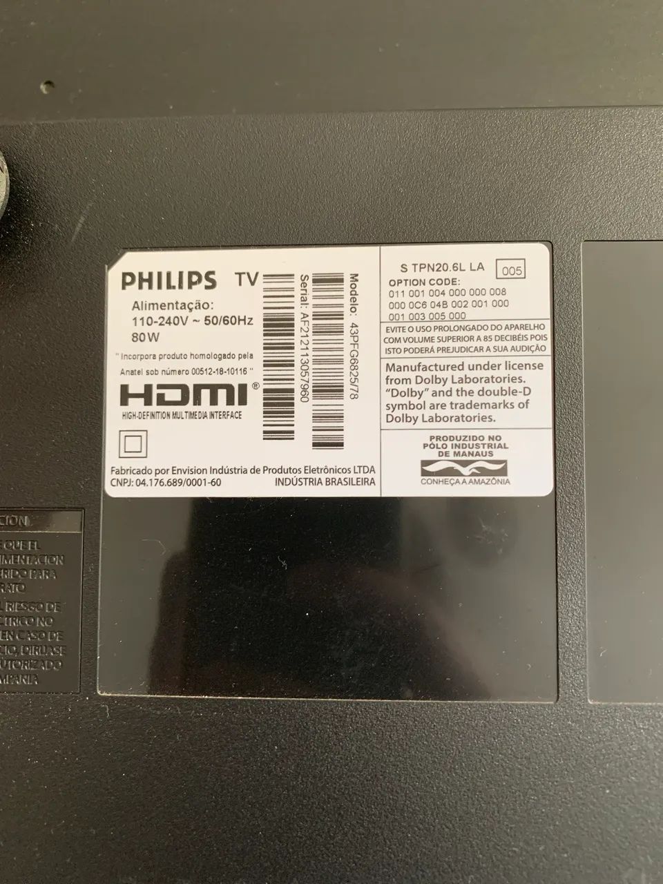 tv philips smart 43 polegadas - Foto 3