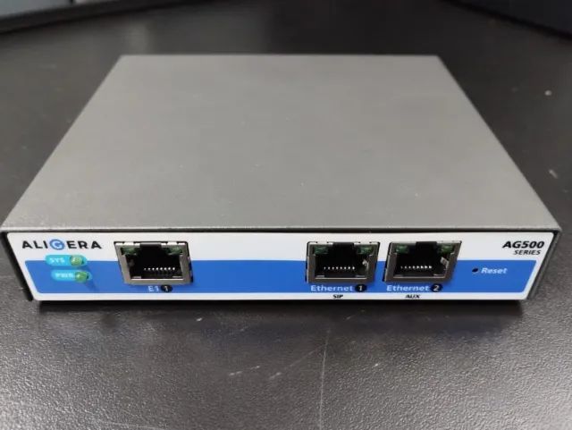 Gateway SIP E1 Aligera AG561 30 Canais Voz Fax T38 ISDN R2
