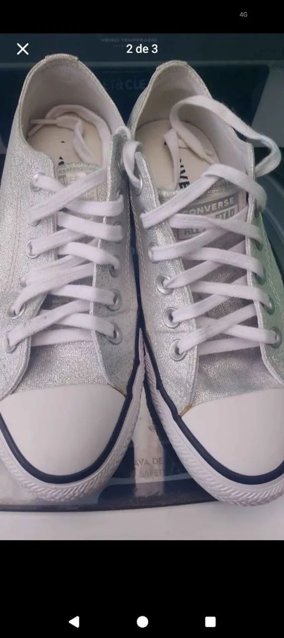 Tênis converse usado ótimo estado  - Foto 2