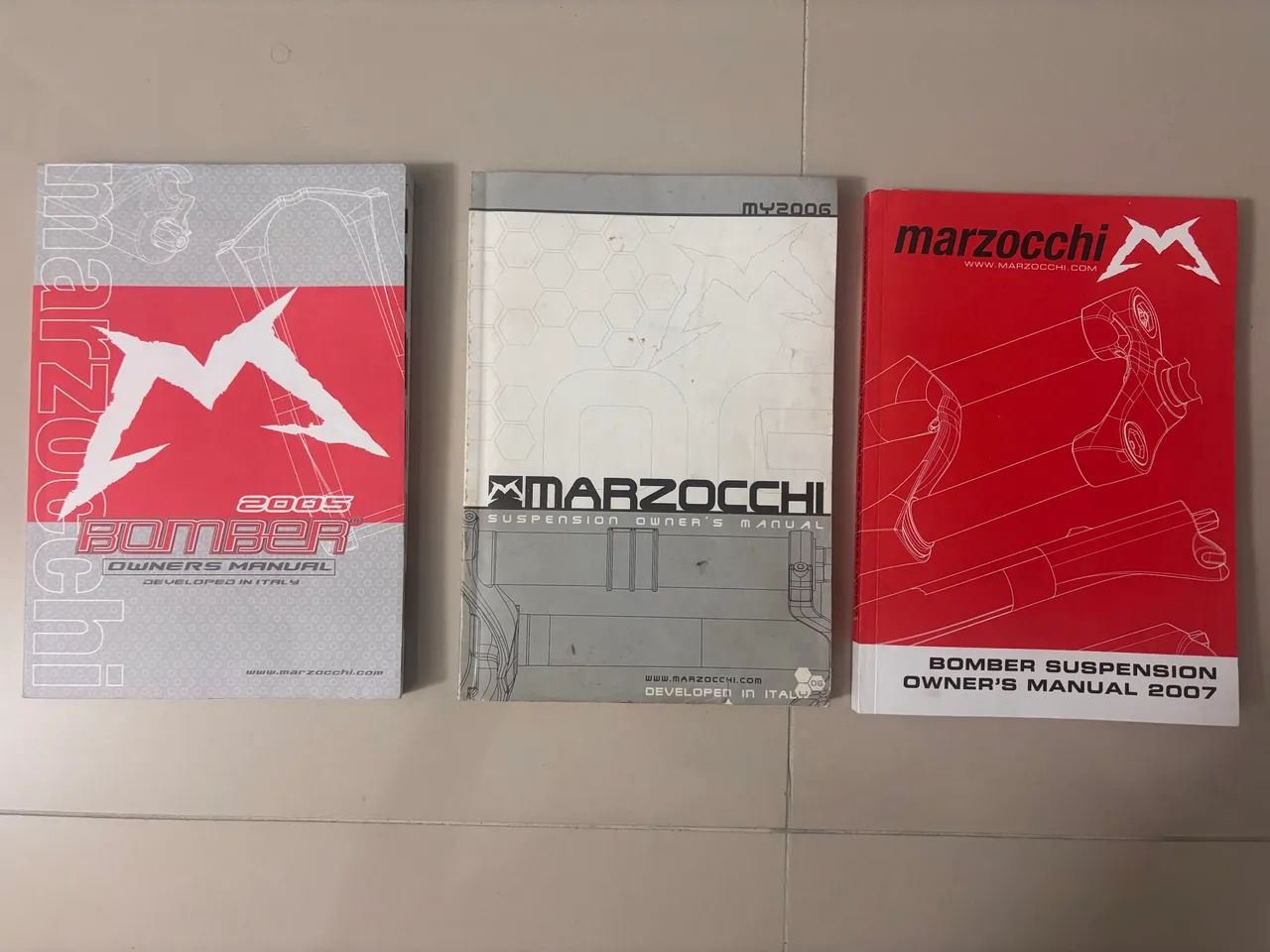 Manuais Marzocchi bomber