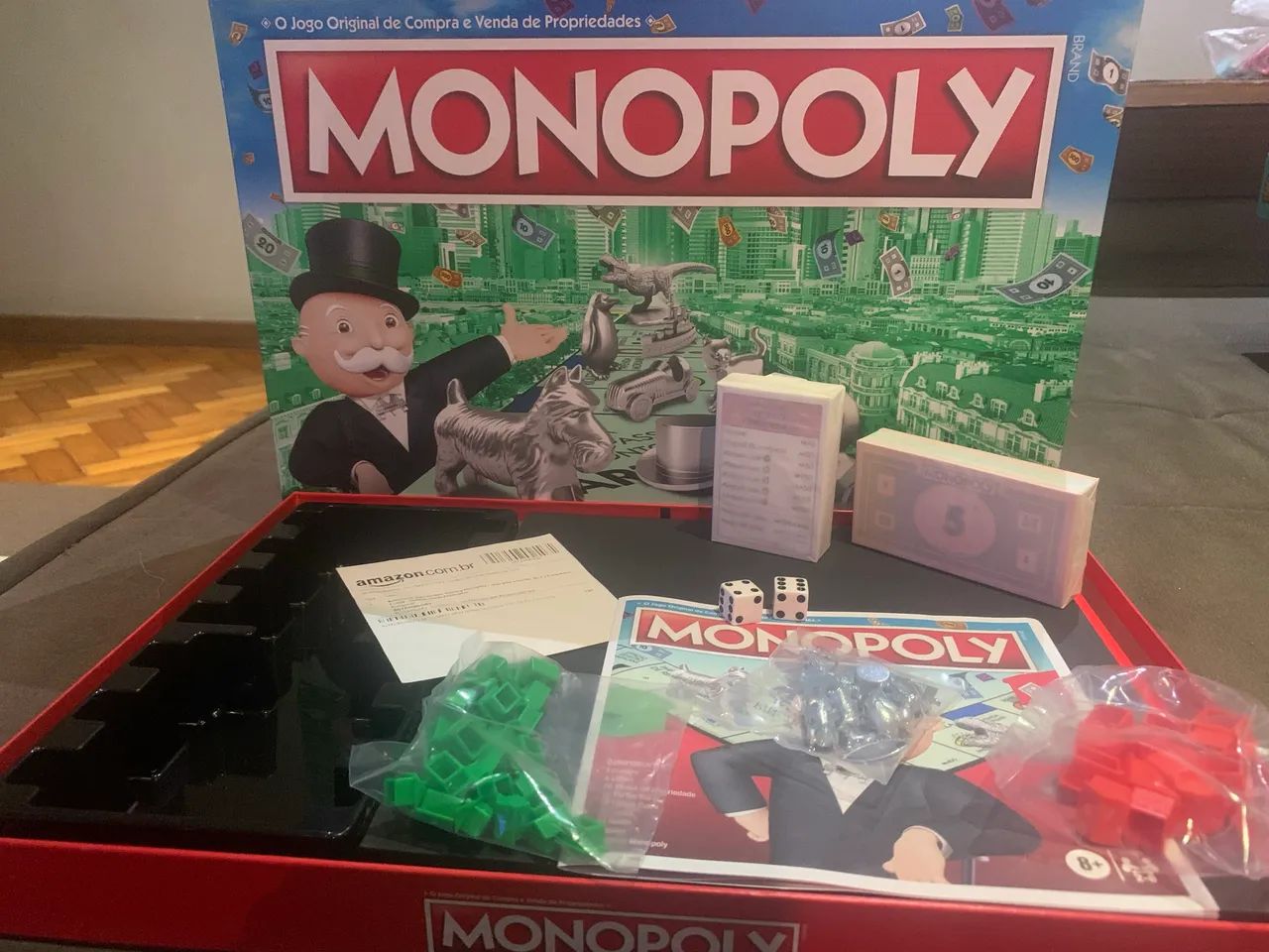 Monopoly Jogo de Tabuleiro Hasbro  - Foto 5