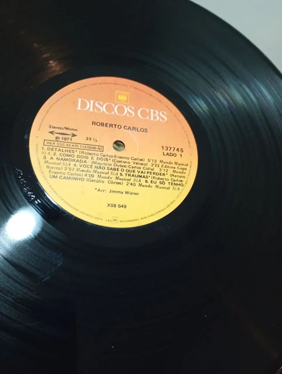 LP Roberto Carlos 1971 - Foto 4