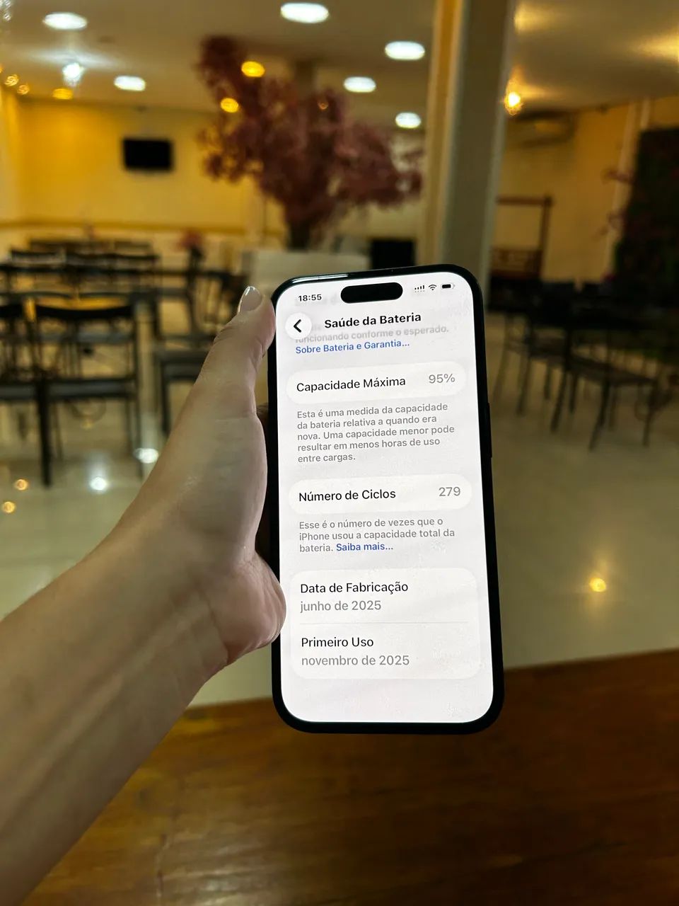 iPhone 16 128gb Preto - 95% de bateria  - Foto 4