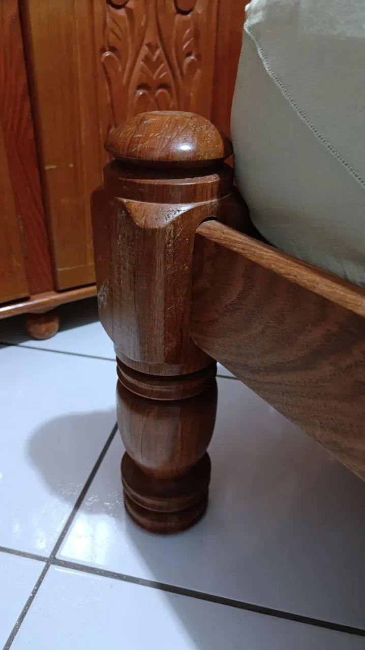 Cama madeira maciça. Com colchão  - Foto 4