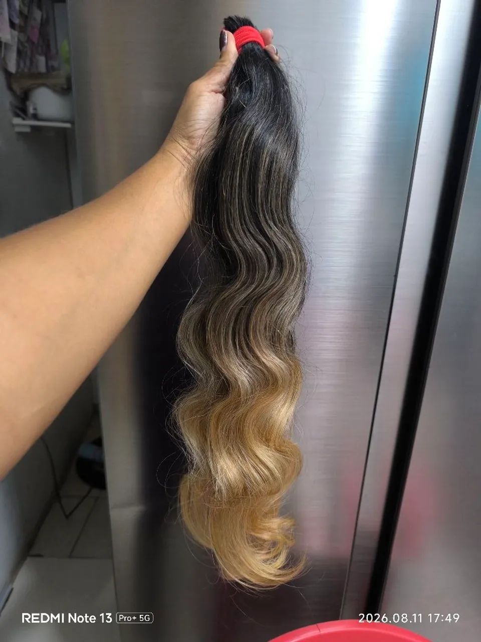 Cabelo indiano classe A ombré hair 65cm - Foto 4