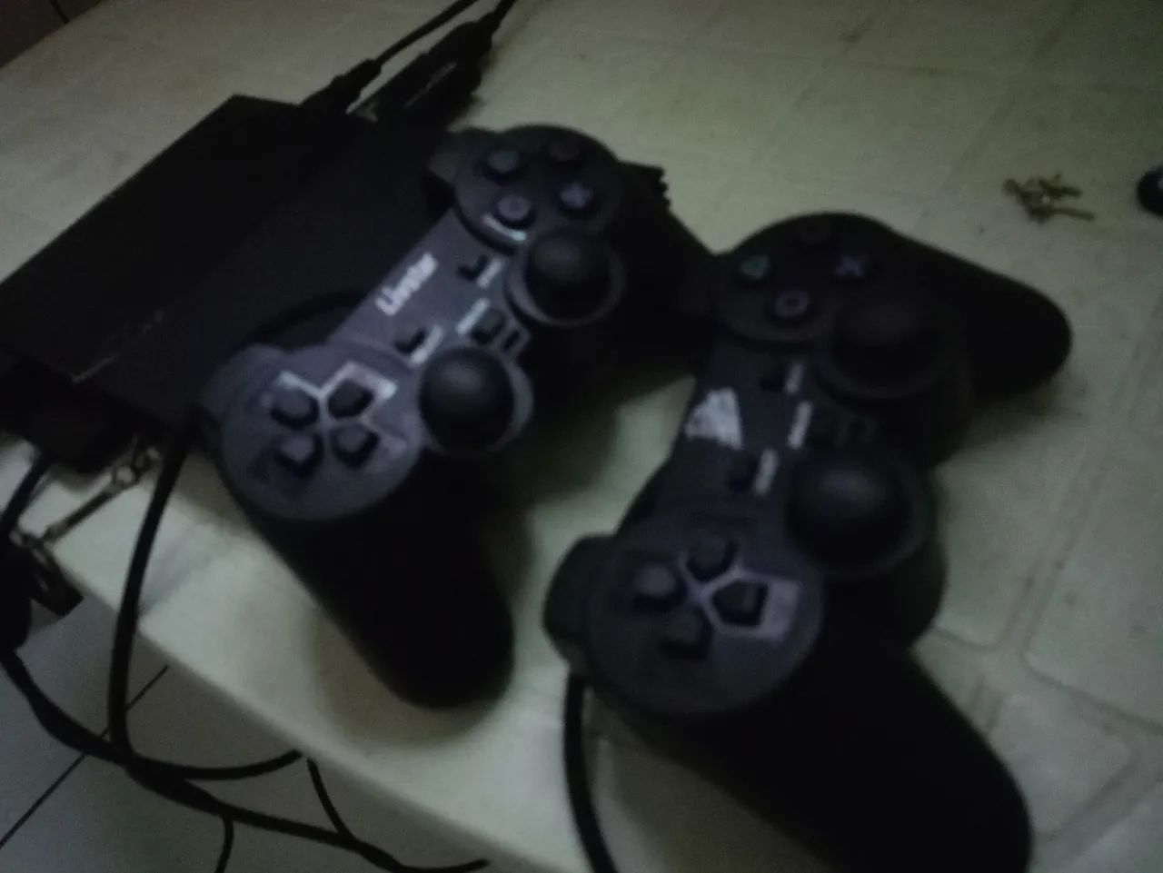 Kit com 2 controle para PS2  - Foto 2