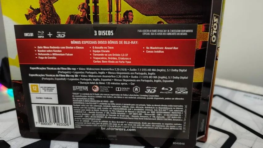 bluray star wars han solo + 3D - Foto 2