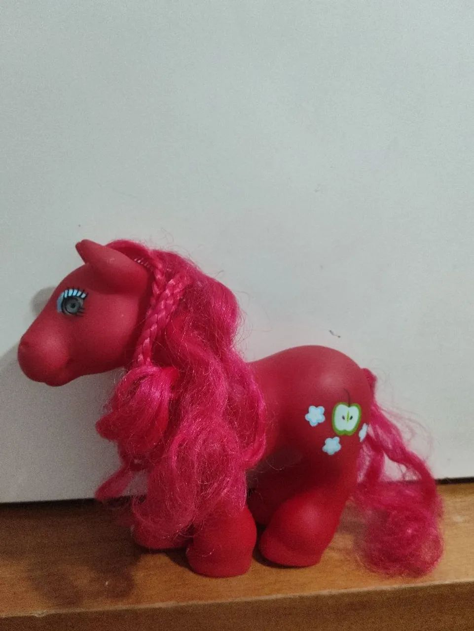 Miniatura meu pequeno pônei vermelho fruit Kiss kids de maçã